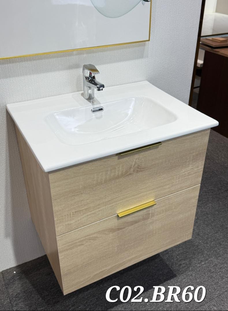 Basin Cabinet – 60cm & 80cm | Heavy Duty Wood | High Quality