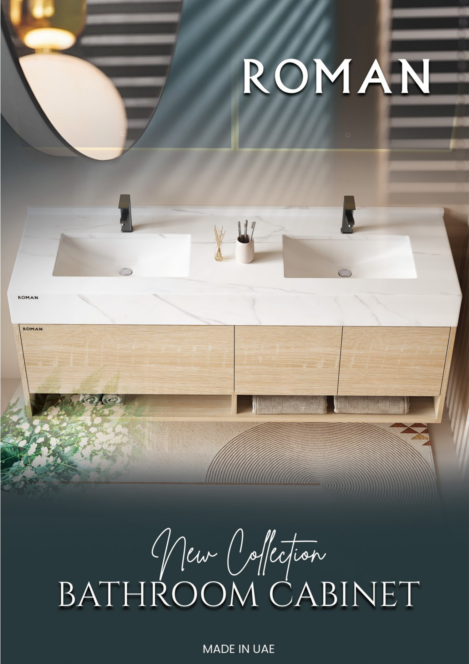 Roman Brand – Italian Natural Marble Basin Cabinets