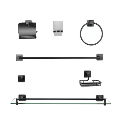 7-in-1 Premium Bathroom Accessories Set – Made in Italy, 5-Year Warranty