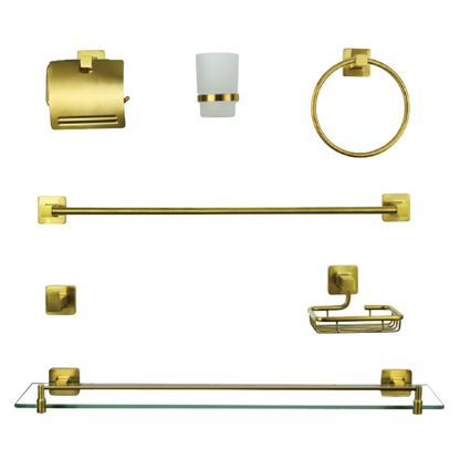 7-in-1 Premium Bathroom Accessories Set – Made in Italy, 5-Year Warranty