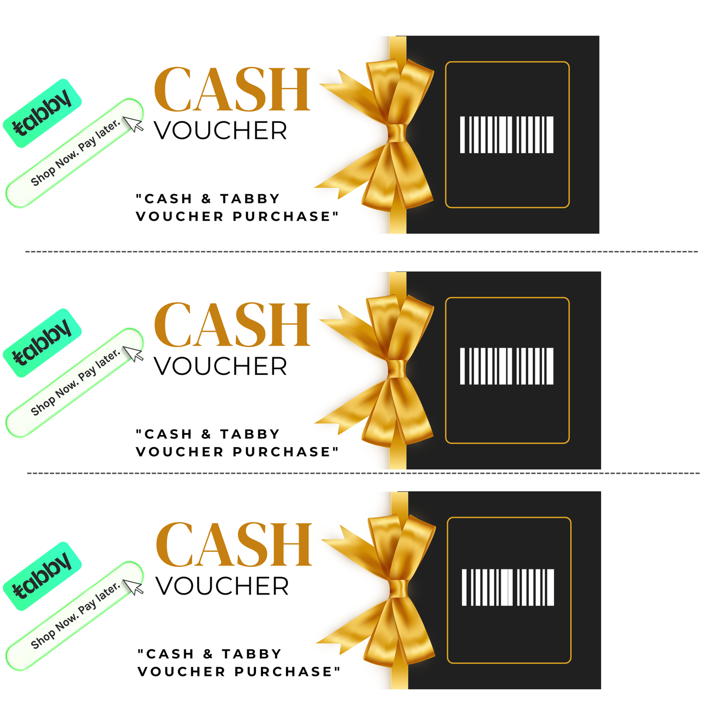 Cash & Tabby Voucher Purchase