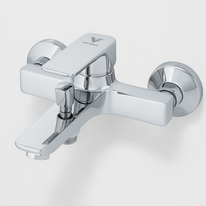 Bathroy 4-in-1 Combo – Dual Shower, Shower Mixer, Basin Mixer & Shattaf – Made in Italy