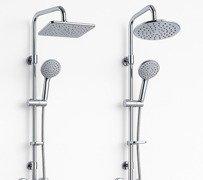Bathroy 4-in-1 Combo – Dual Shower, Shower Mixer, Basin Mixer & Shattaf – Made in Italy