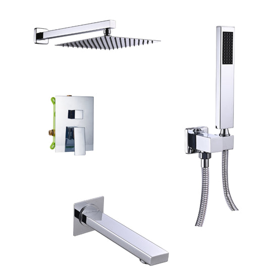 Premium Concealed Shower Mixer Set – Bathroy (Made in Italy)