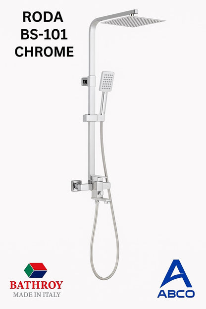 RODA BS 101 Dual Shower – 180° Rotatable | Bathroy (Made in Italy)